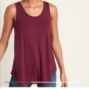 Burgundy Luxe Tank Top